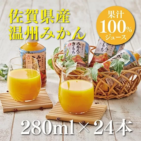 みかんのきもち 280ml×24本入：B145-018