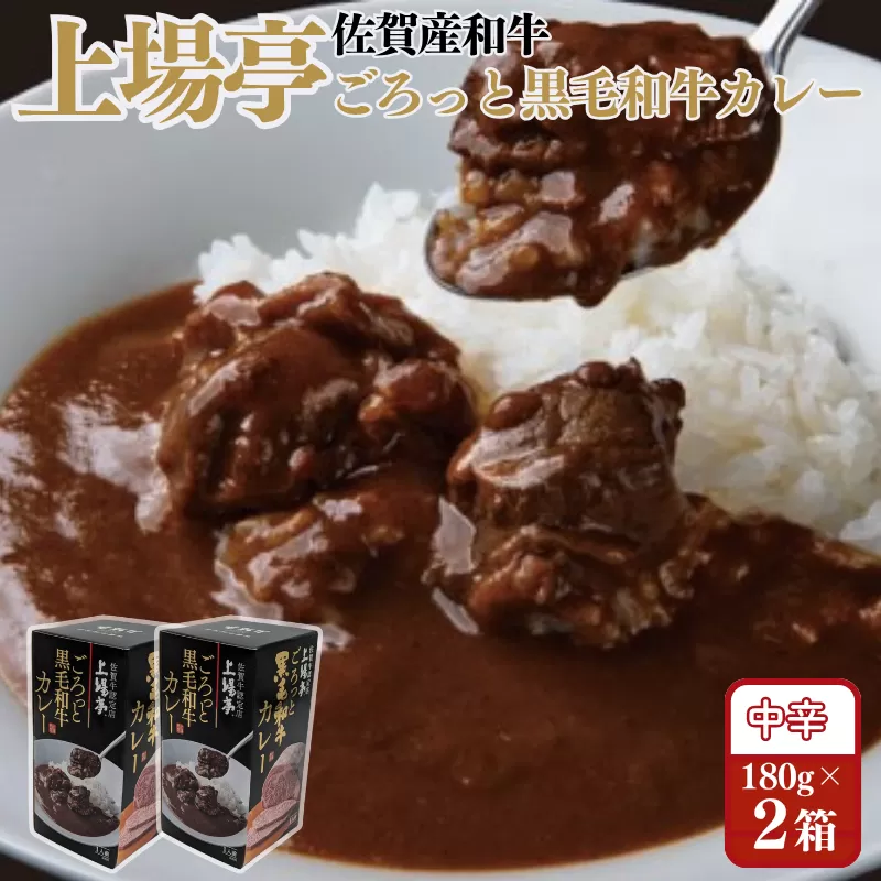 ごろっと黒毛和牛カレー 佐賀牛 カレー ビーフカレー レトルト 湯煎 レンジ調理 簡単 ：A080-011