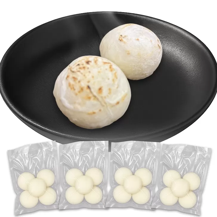 【手作りつきたて急速冷凍】佐賀県産もち米100% 自慢の杵つき丸白餅 40g×5個入×4P（冷凍）：A080-009