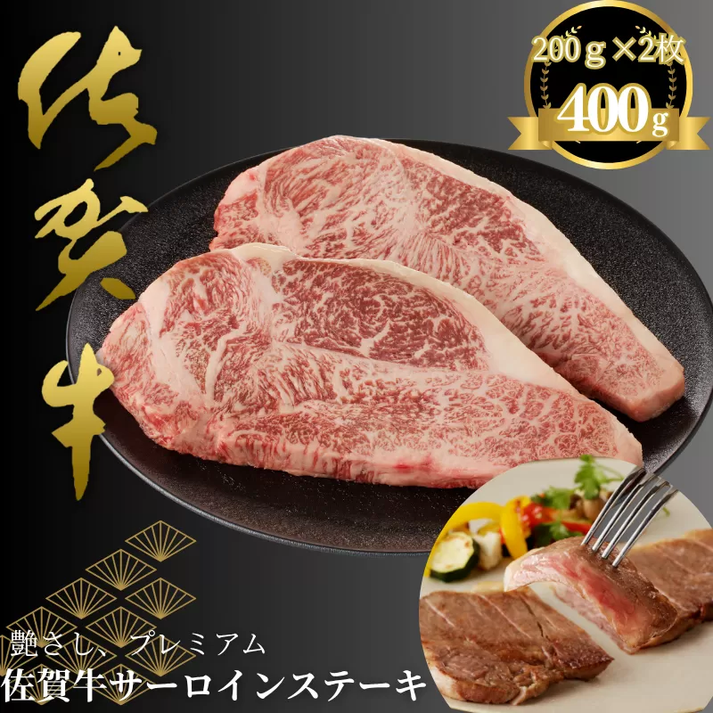 佐賀牛サーロインステーキ 400g：B220-038