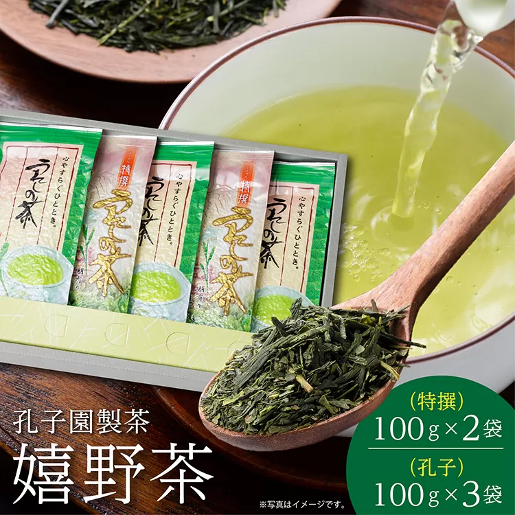 b-164 うれしの茶（嬉野茶）特選・孔子セット【緑茶】