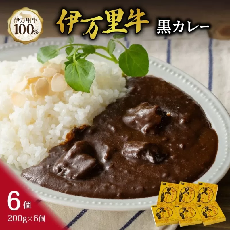 伊万里牛黒カレー 6食分 (200g×6箱) 007-J1774