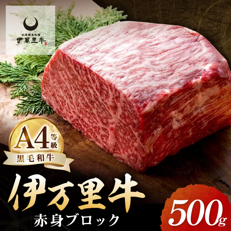 伊万里牛 赤身ブロック 500g ステーキローストビーフ BBQにおすすめ 007-J716