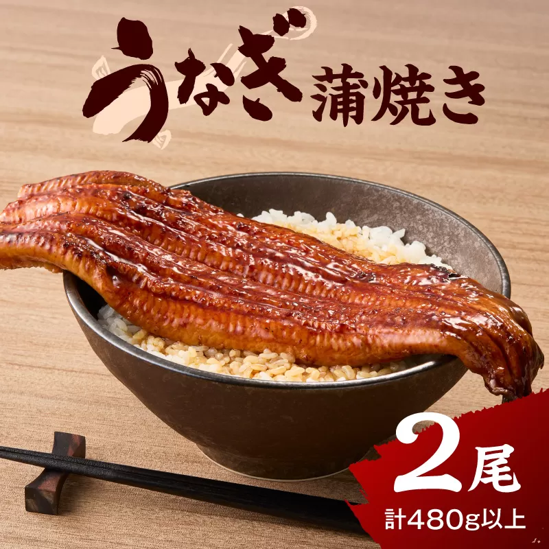 国内仕上げのごちそううなぎ蒲焼（中国産）2匹（1匹240g以上） 015-C225