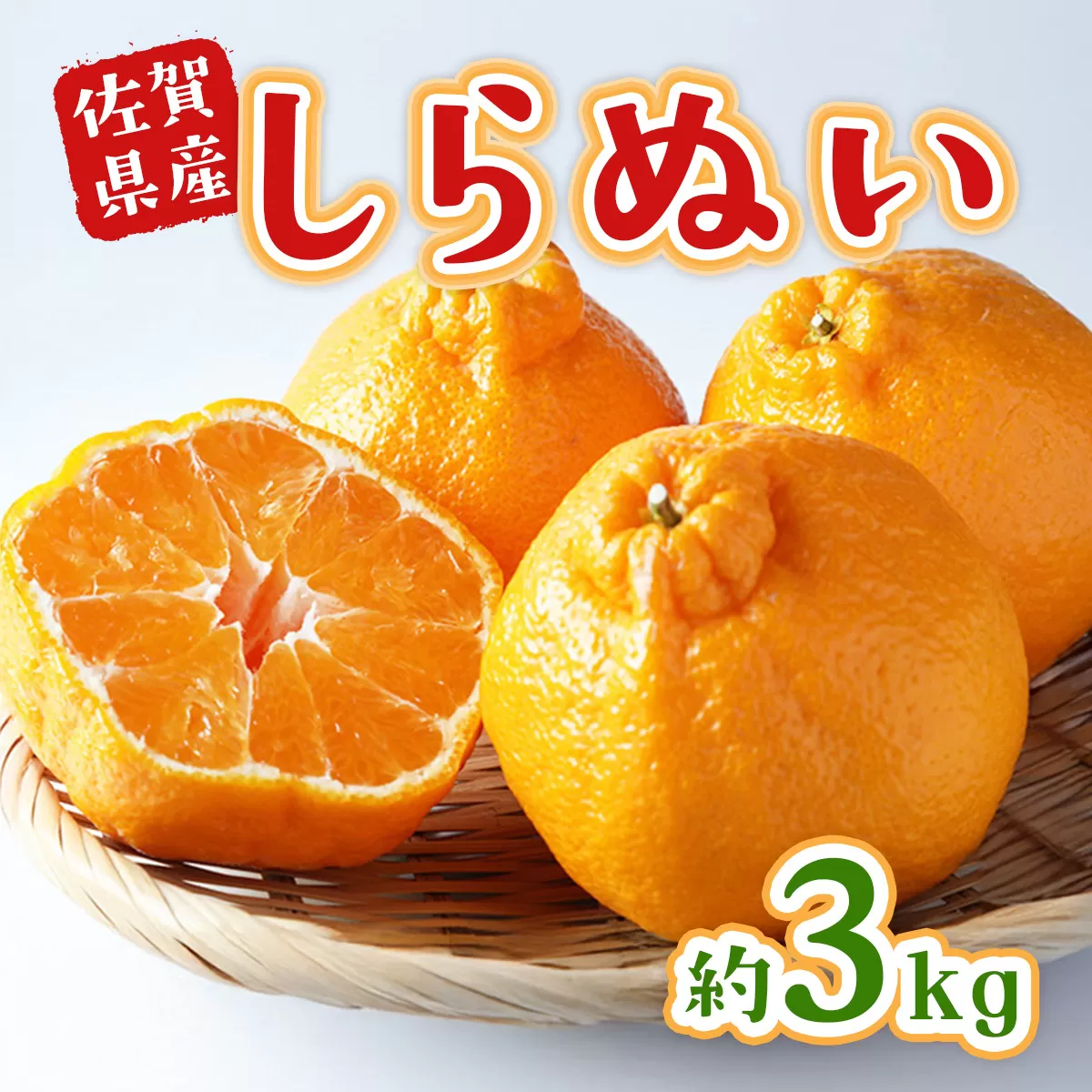 佐賀県産 不知火 約3kg 114-B1011