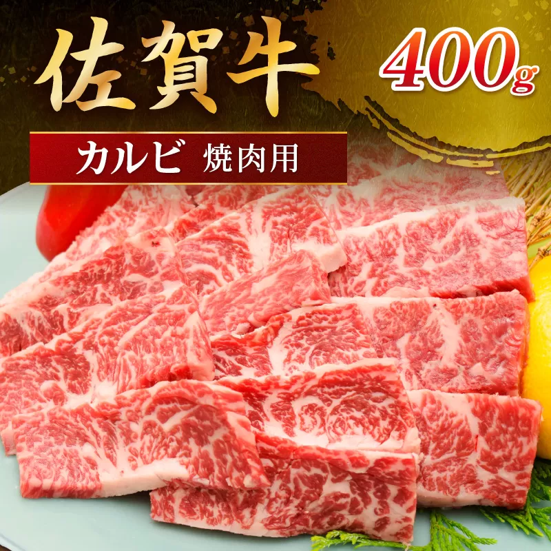 佐賀牛 カルビ 焼肉用 400g 149-J1814