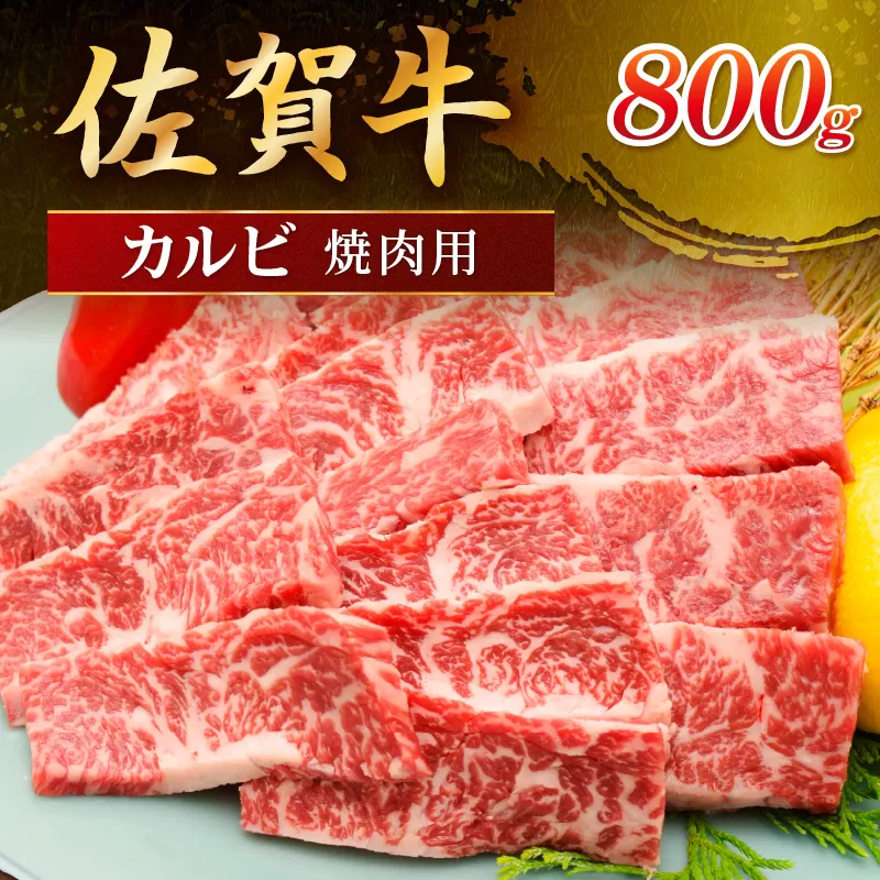 佐賀牛 カルビ 焼肉用 800g 149-J1816