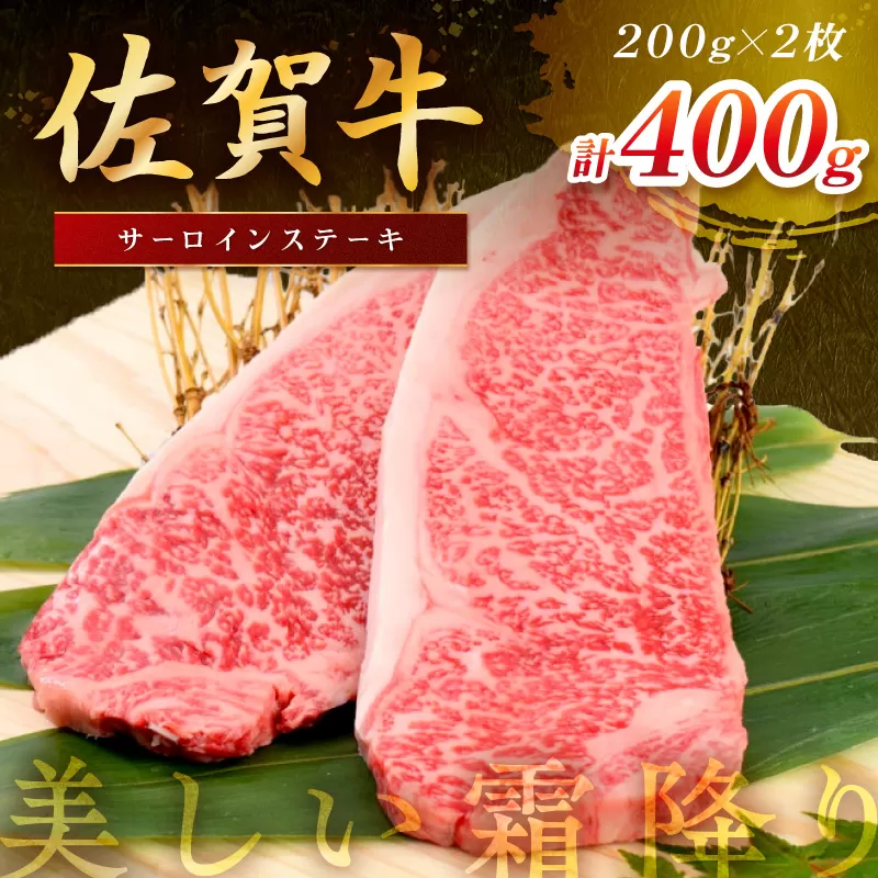 佐賀牛 サーロインステーキ 400g(200g×2) 149-J1818