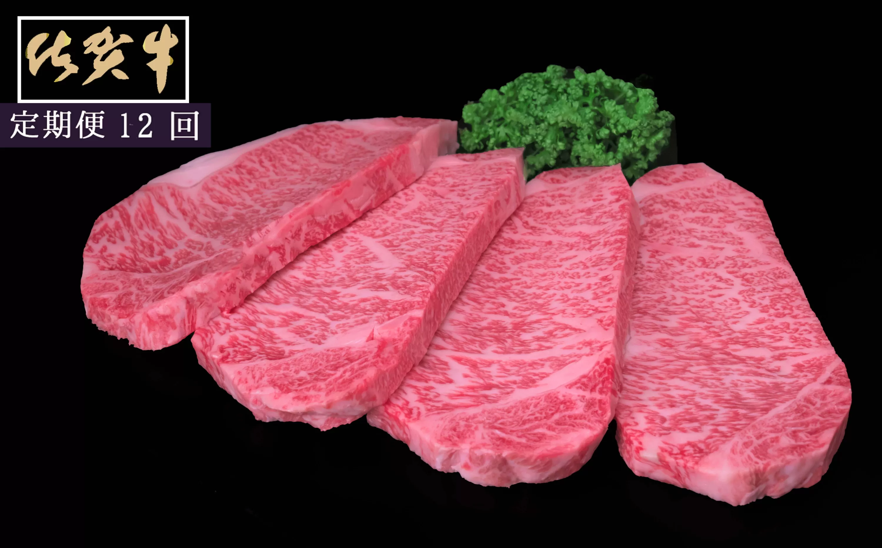 【12ヶ月定期便】佐賀牛サーロインステーキ200g×4枚 999-J1532