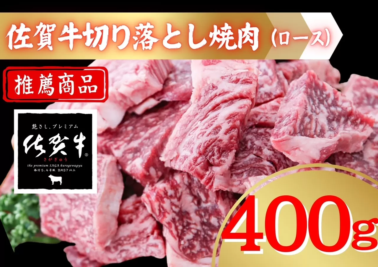 佐賀牛切り落とし焼肉（ロース）400ｇ 207-J1688