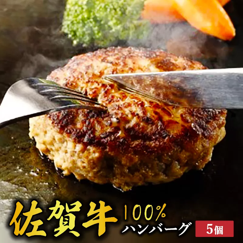 佐賀牛100%ハンバーグ130g 5個入り 212-J1790