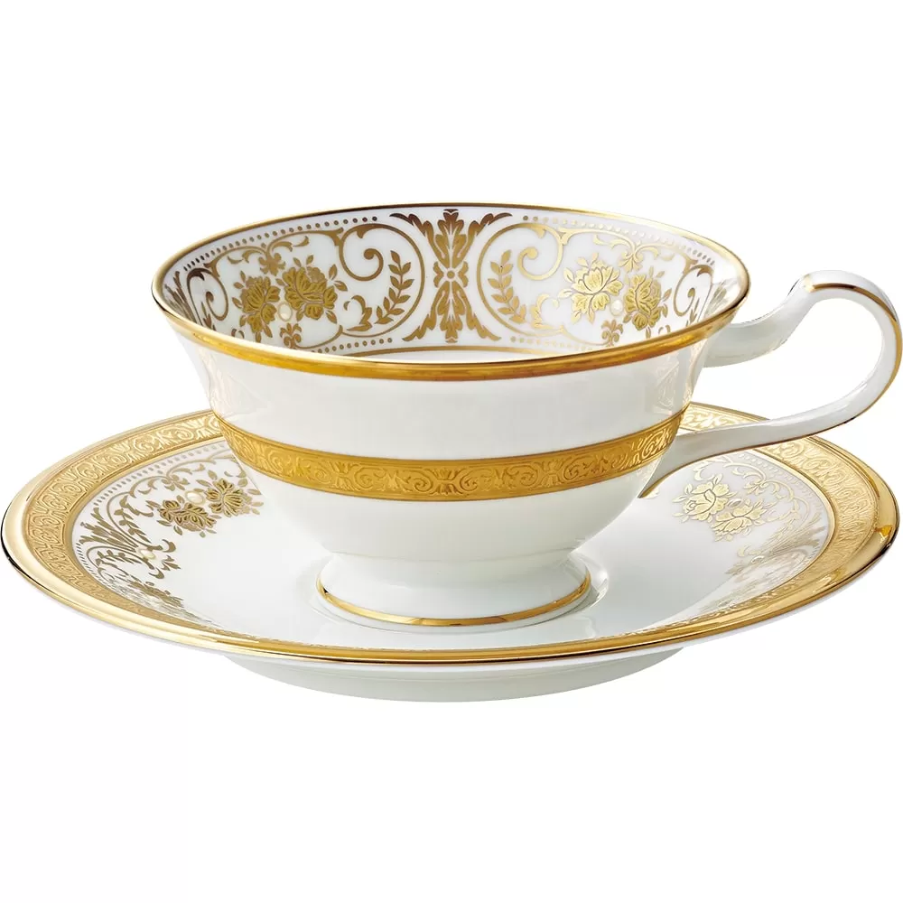 【ノリタケ】ジョージアンパレス カップ&ソーサー 058-H1248