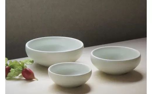 【伊万里焼】伊万里陶苑 白マットボール3個組 070-H964