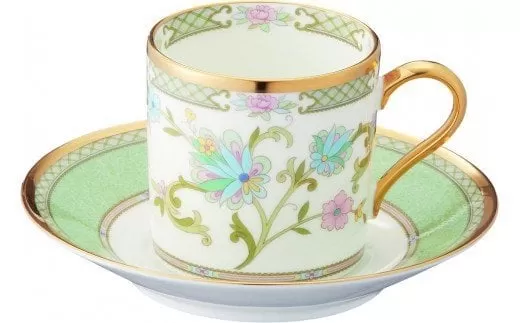 【ノリタケ】ヨシノ コーヒーカップ＆ソーサー 058-H1046