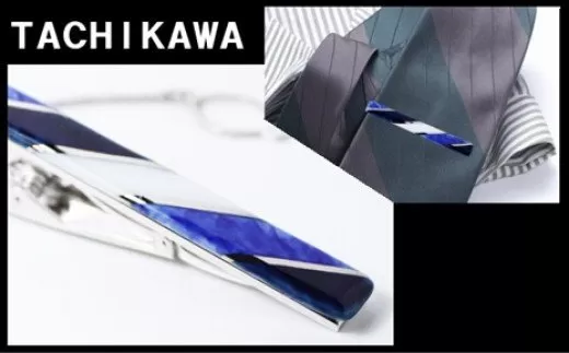 伊万里焼タイピン（藍色） H509