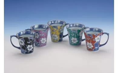 【伊万里焼】彩唐花マグカップ（1個） 032-H016