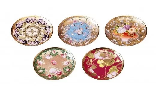 【ノリタケ】和花コレクション 18cmプレート5枚（絵変り） 058-H1255