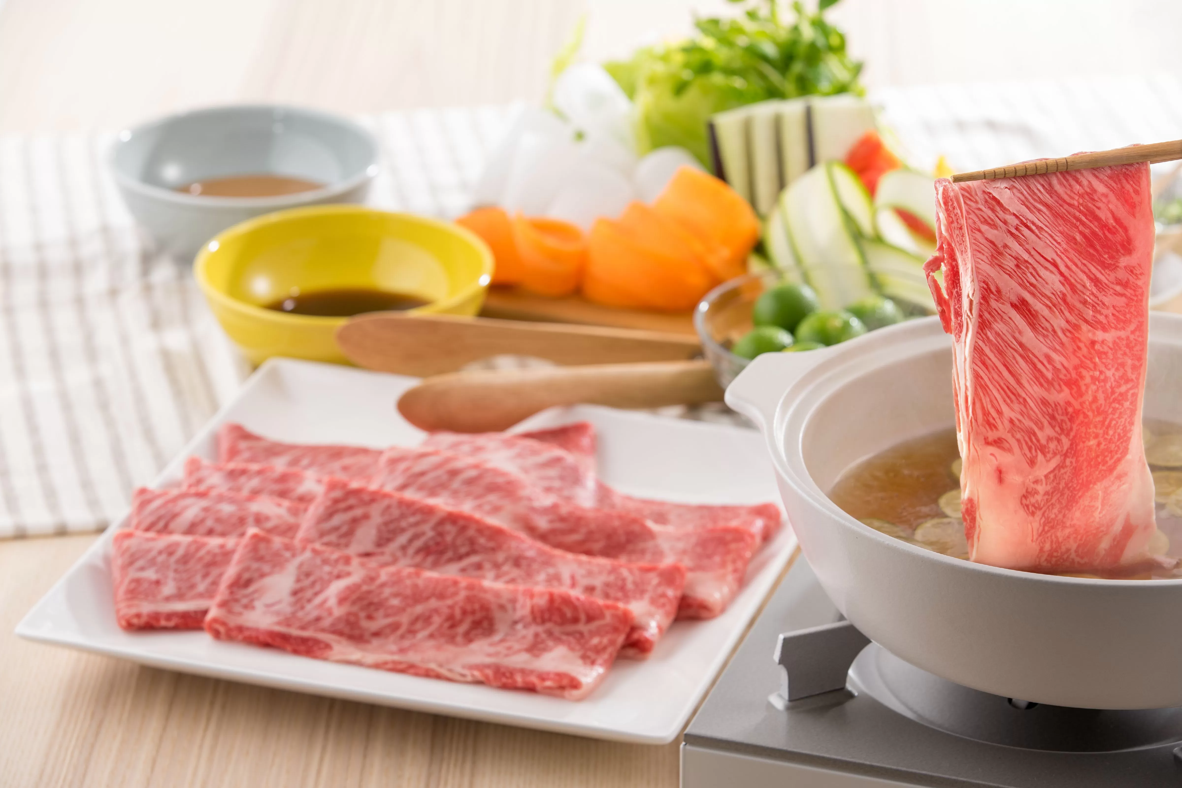 伊万里牛しゃぶしゃぶ 300g 2人前 だし ぽん酢 ごまダレ ちゃんぽん麺 セット 158-J751