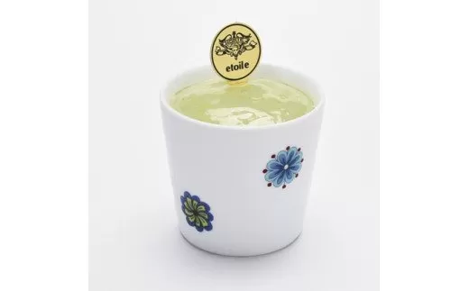 伊万里焼W・スイーツ/丸更紗 ティラミスとレアチーズの二層仕立て 020-F208