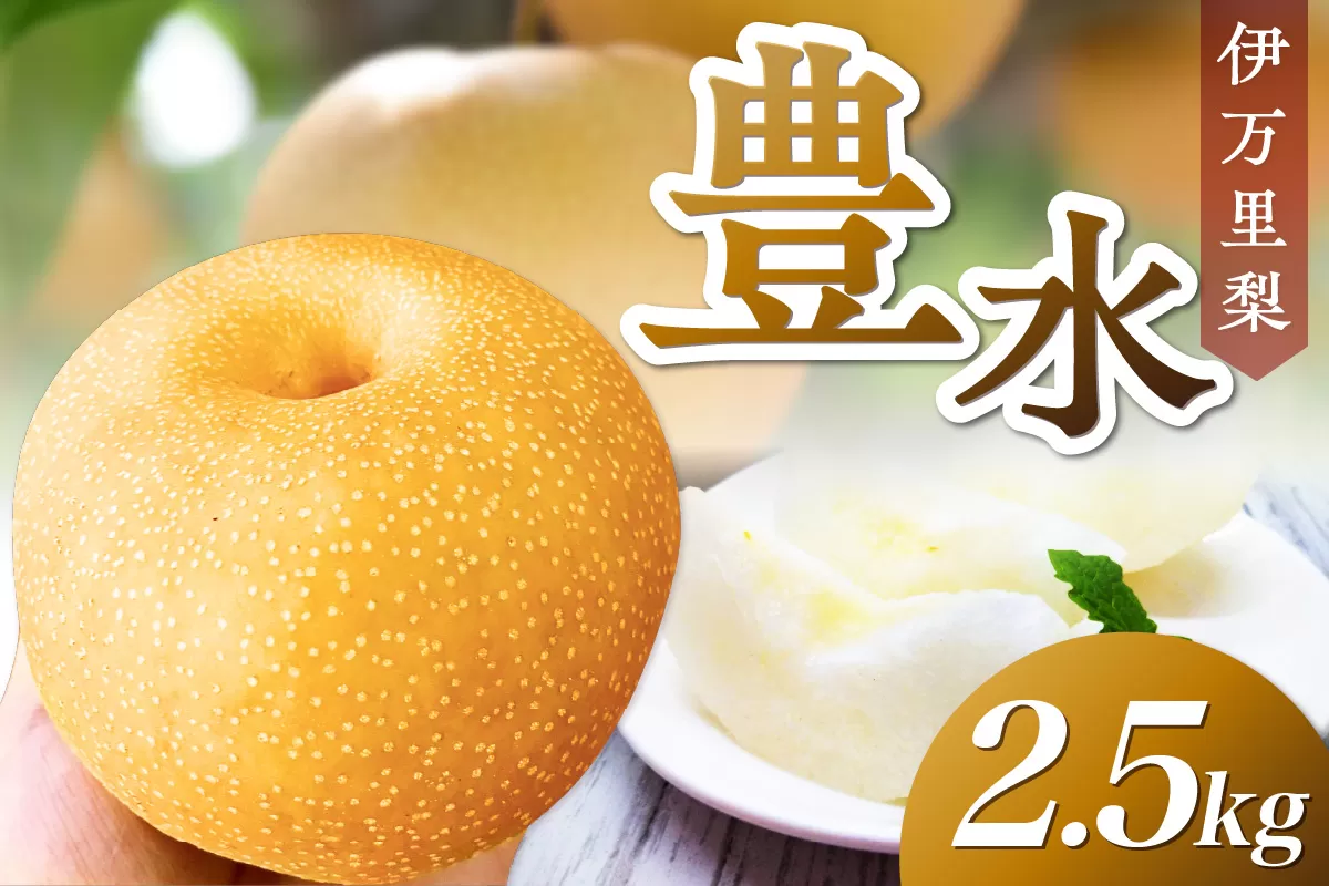 【 数量限定 】 伊万里 梨 豊水 2.5kg 令和7年産 113-B849
