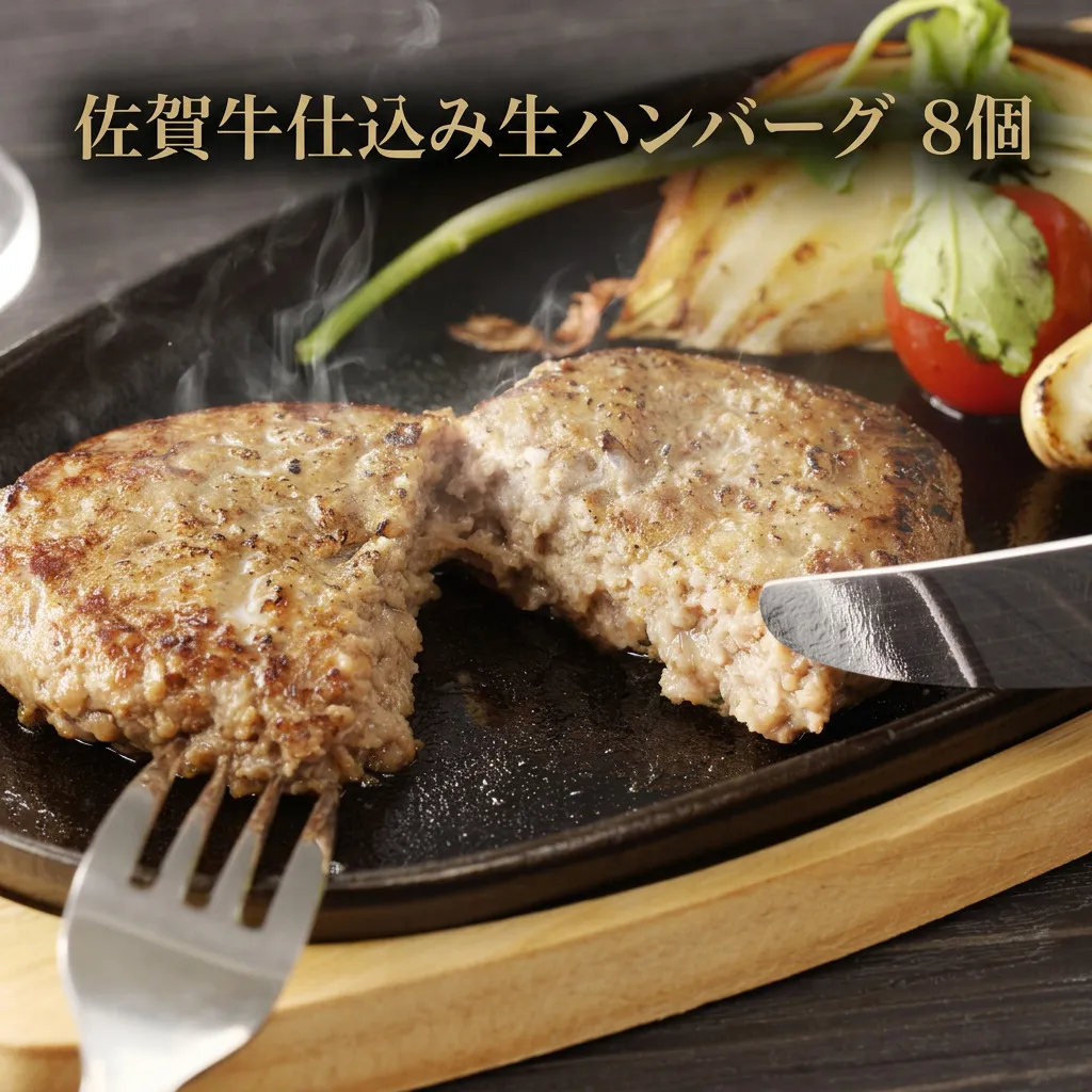 佐賀牛仕込みハンバーグ 8個 156-J2002