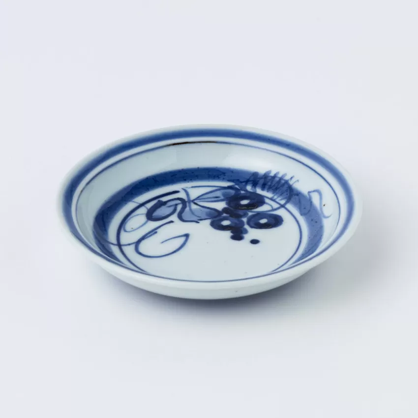 【伊万里焼】伊万里陶苑 深皿（ぶどう柄） H966
