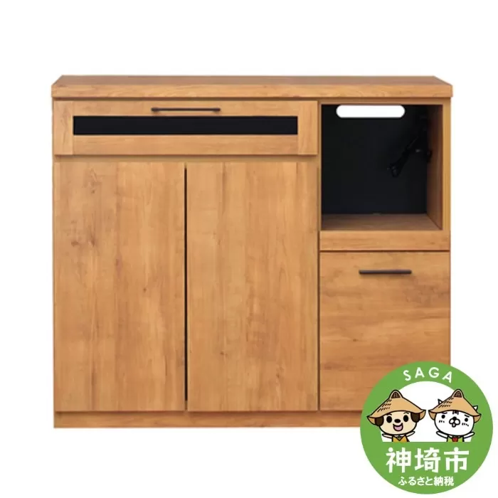 kayla 105カウンター(ネイツ 105カウンター) 【キッチンボード カウンター 家具 国産 家電収納庫 調理器具 収納】(H060652)