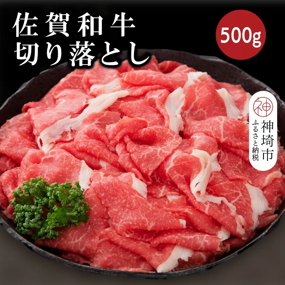 佐賀和牛切り落とし 500g【牛肉 黒毛和牛 お肉 肉 精肉 国産 国産牛】(H116125)