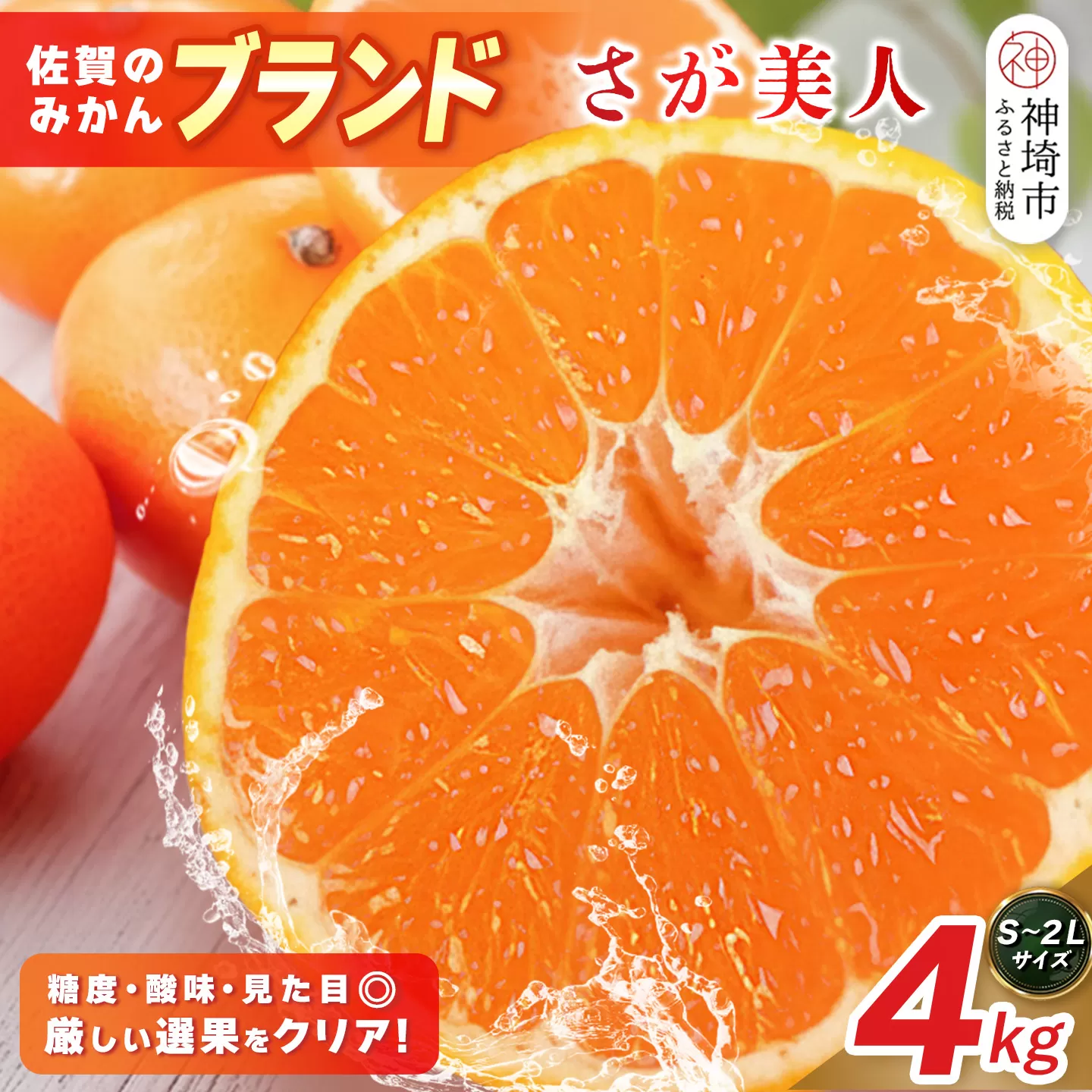 【2026年10月上旬より発送開始】佐賀美人(みかん) 4kg S〜2Lサイズ【みかん ブランドみかん 柑橘 酸味 フルーツ デザート】(H116142)