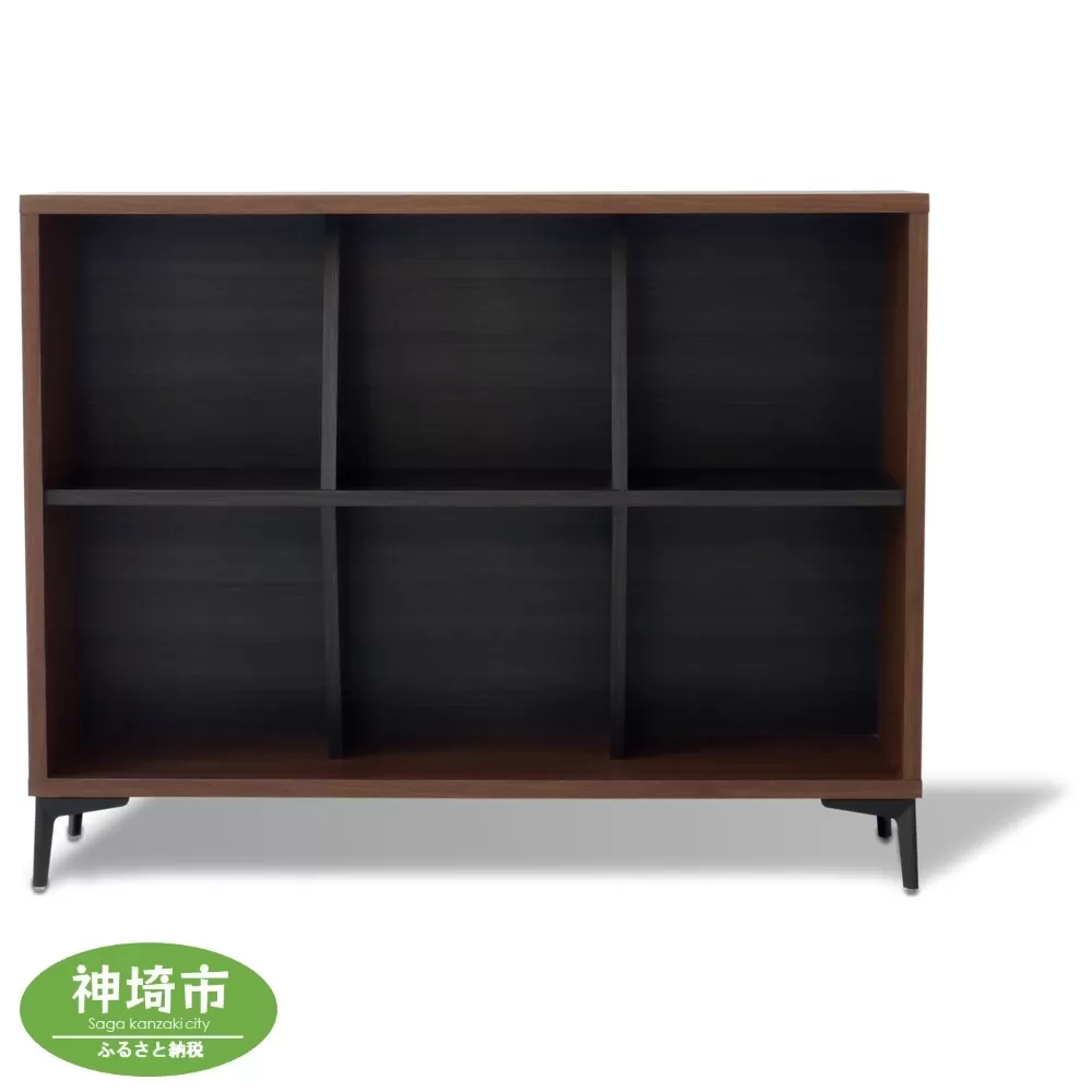 KJ 120シェルフ3×2 【ラック 本棚 書斎 収納棚 おしゃれ 日本製 国産 開梱設置 梱包材引き取り 完成品】(H062191)