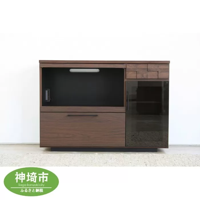 コルク 120カウンター 【キッチンカウンター カウンターキッチン レンジ台 コルク カウンター 開梱設置 梱包材引き取り 日本製 国産 完成品】(H062212)