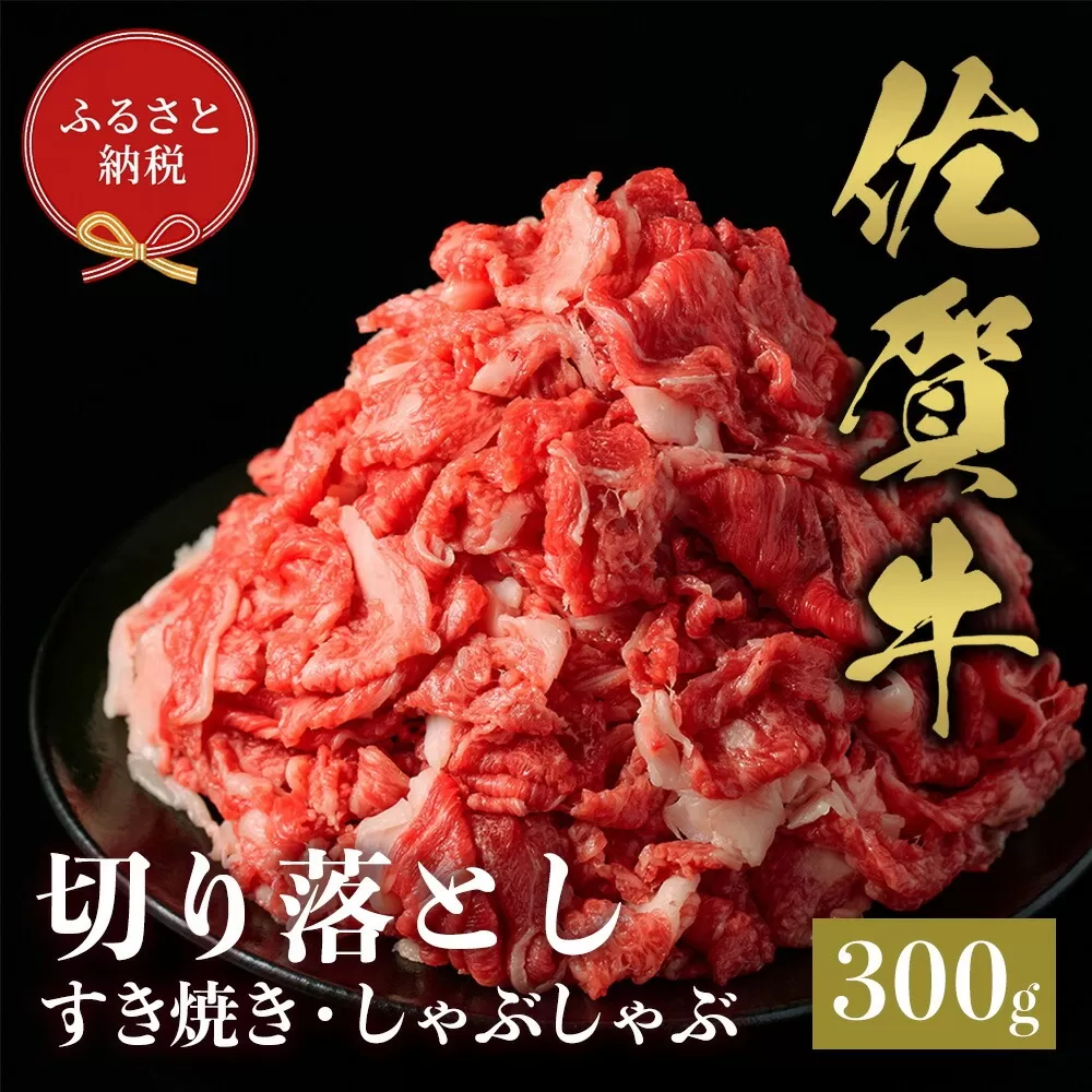【和牛セレブ】佐賀牛 切り落とし 300g【肉 ブランド牛 和牛 牛肉 ふるさと納税】(H113116)