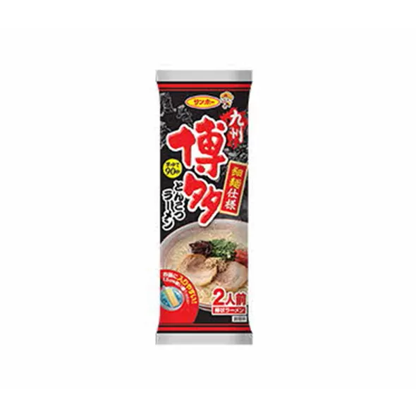 棒状 九州博多とんこつラーメン 計60食入(2食×30袋)【サンポー ラーメン 豚骨ラーメン 棒ラーメン 博多 九州とんこつ とんこつ 豚骨スープ ノンフライ】K001042 