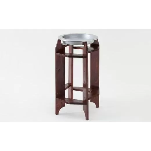 美しいフォルムと質感｢スタンド付ボタニカルプレート (High)｣ 1台【10個限定!!】N-82