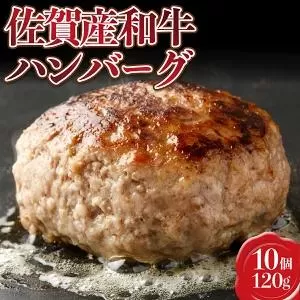 【佐賀産和牛】ハンバーグ 120g×10個 D-607
