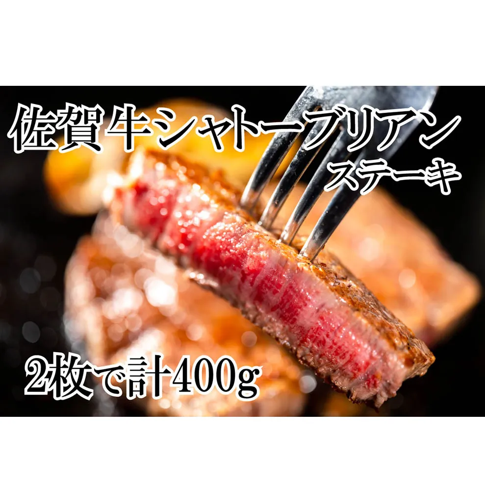 DP065_幻の部位！佐賀牛シャトーブリアンステーキ400ｇ(2枚で400ｇ)