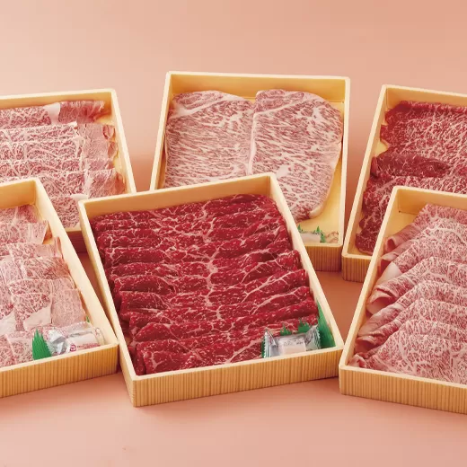【赤身&霜降り 全6回定期便】長崎和牛 お届け便 (6回コース) 総計2.32kg ステーキ 焼肉