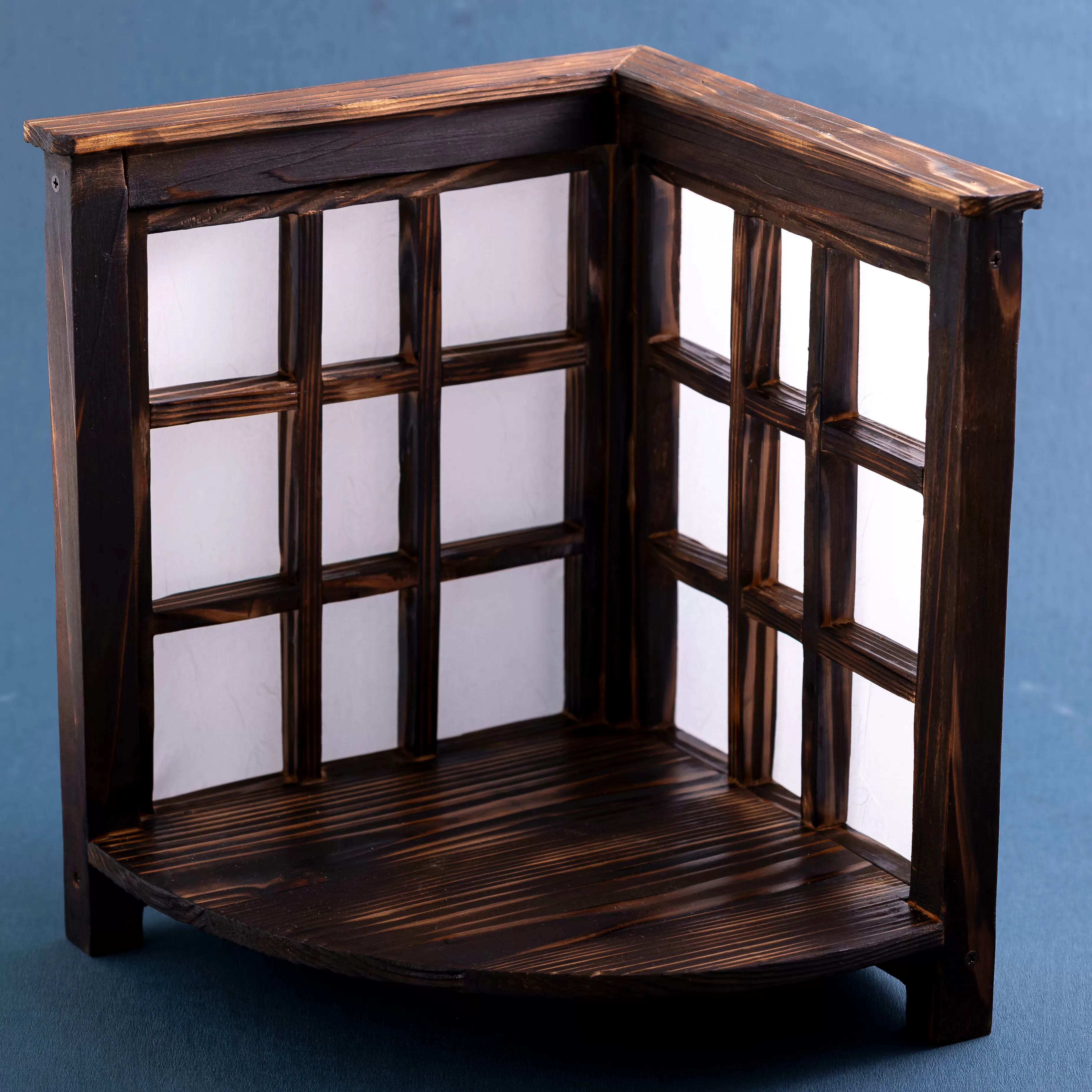 G621 佐世保産杉間伐材飾り棚(1段)