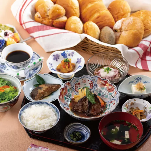 古民家カフェ｢まほろば｣ペアランチと手作りパンセット