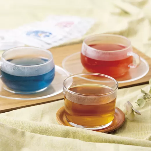 【天然ハーブでお茶を楽しく】ハーブブレンド 世知原茶 8種 計40包以上 茶葉＆ティーパックセット ネコのオリジナルイラストパッケージ 【佐世保がじら】ハーブティー ブレンド茶 ティーバッグ ティーパック和紅茶 ほうじ茶 緑茶