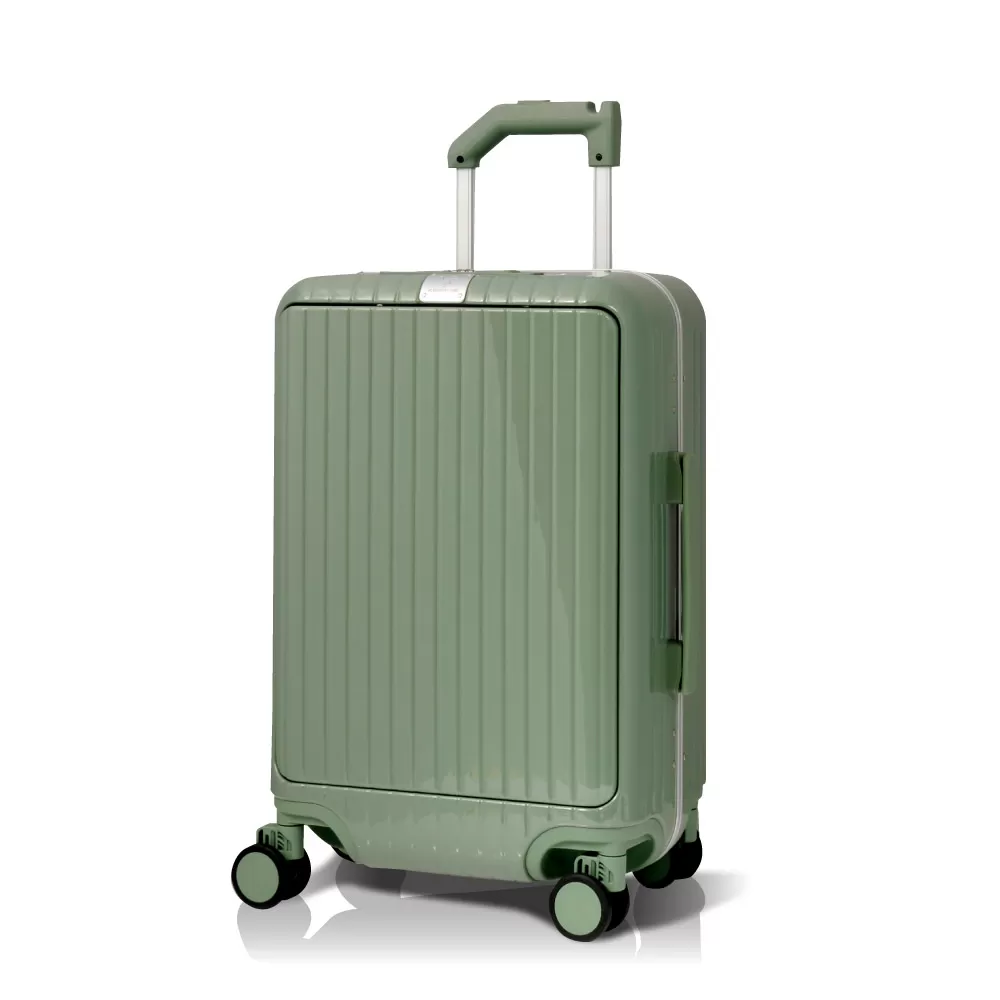 NZ-2888 スーツケース S リーフグリーン
