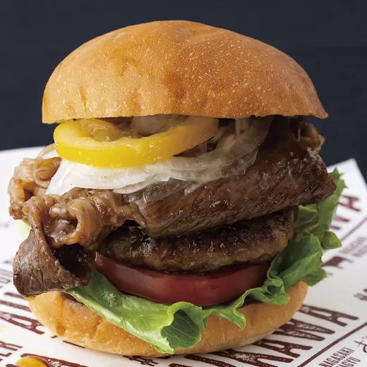 長崎和牛レモンステーキバーガーセット