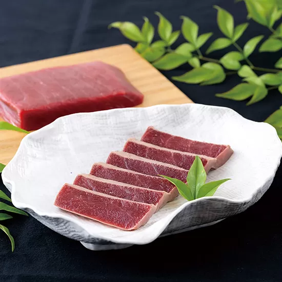 稀少!天然まぐろあご出汁煮きり醤油漬け