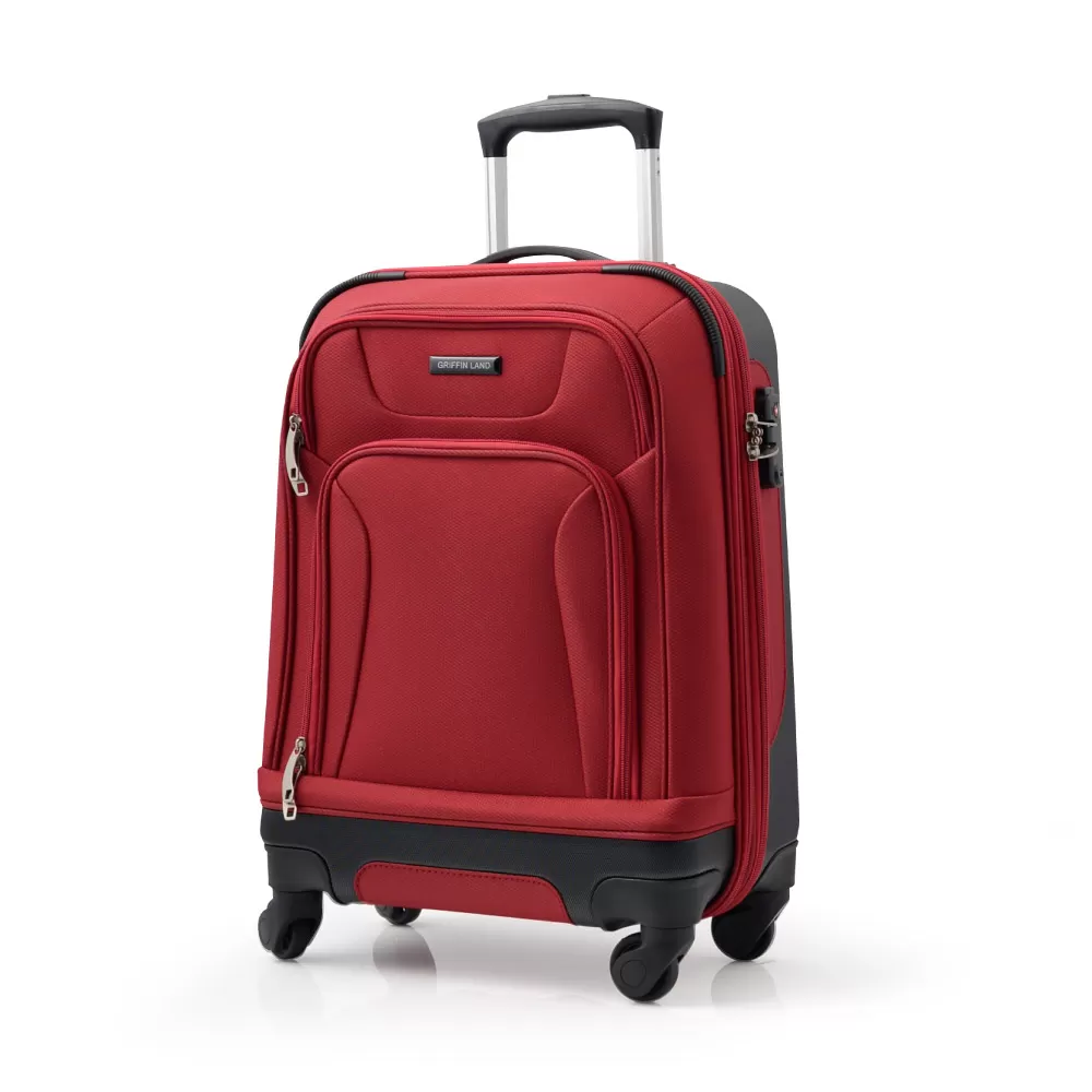 CRUST スーツケース S レッド