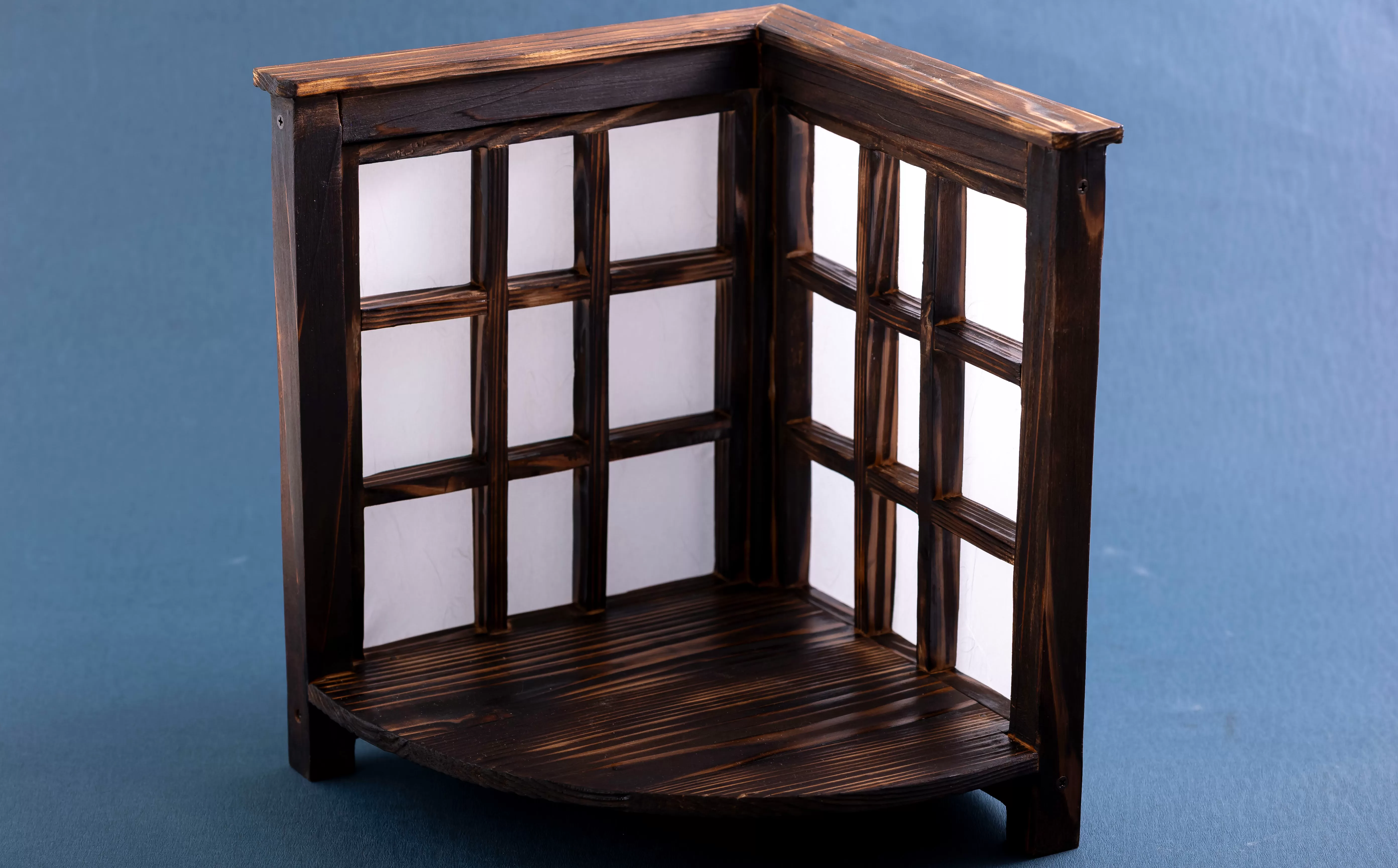 G621 佐世保産杉間伐材飾り棚(1段)