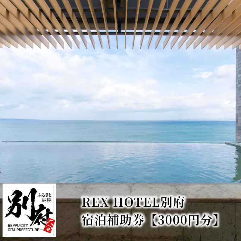 REX HOTEL別府　宿泊補助券【3000円分】