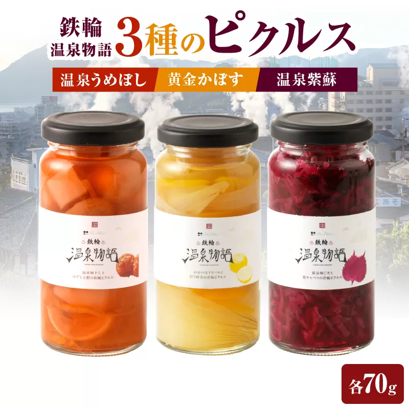 鉄輪温泉物語　３種のピクルス