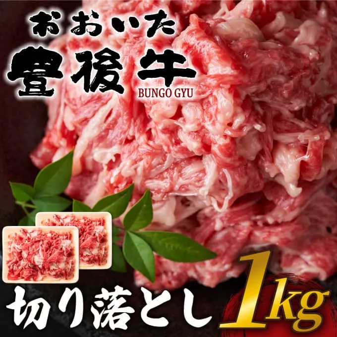 おおいた豊後牛切り落とし 1kg(500g×2p）
