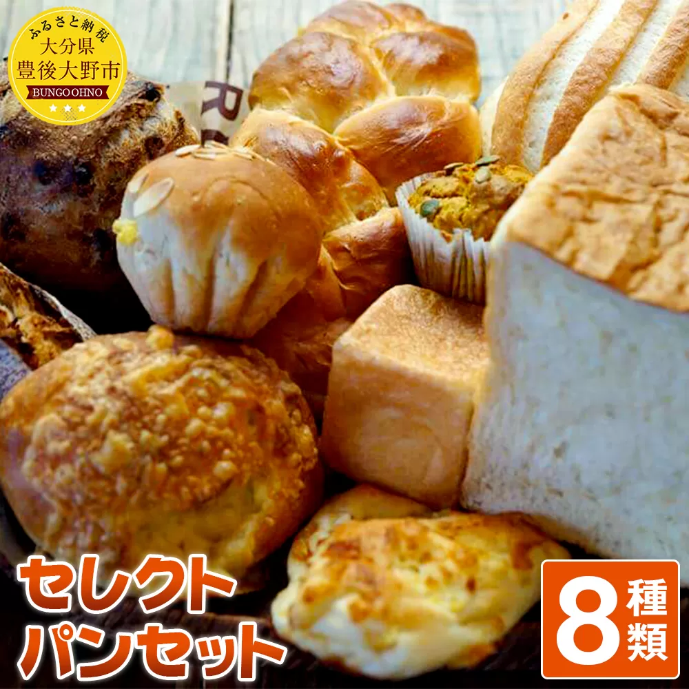 046-717 お山のキッチンウスダ セレクト パン セット 8種類 おまかせ 手作りパン 冷凍