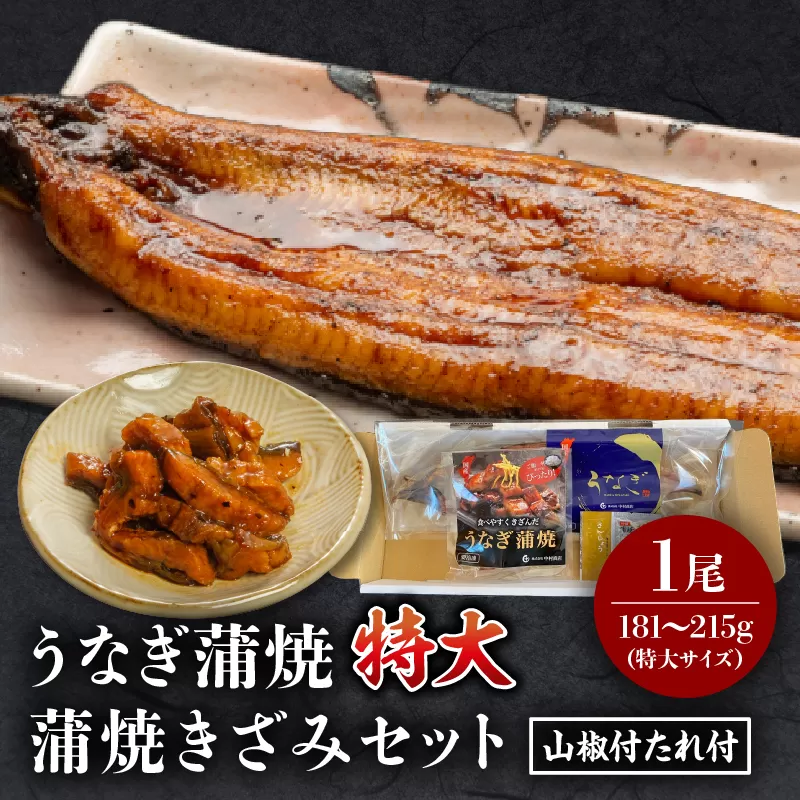 国産うなぎ蒲焼(特大サイズ)・蒲焼きざみセット_M069-017_01